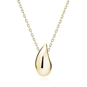 Lantisor argint placat cu aur galben Drop DiAmanti Z2041NG18-DIA (Argint 925‰ 2,9 g.)